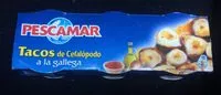 Mängden socker i Tacos De Cefalópodos a la gallega