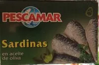 Mängden socker i Sardinas en aceite de oliva