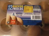 Mängden socker i Huevos frescos xl