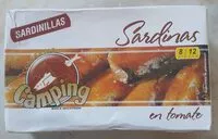 Mängden socker i Sardinas en tomate