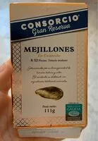 Mängden socker i Mejillones en escabeche