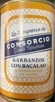 Mängden socker i Garbanzos con bacalao de Islandia pescado con anzuelo