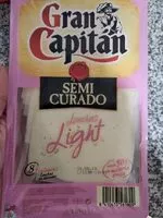 Mängden socker i Queso semicurado light