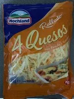 Mängden socker i Formatge Ratllat 4 Quesos Hochland
