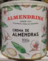 Mängden socker i Crema de almendras