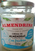 Mängden socker i Crema de almendras con fructosa