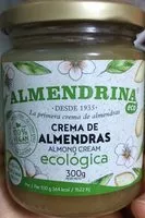 Mängden socker i Crema de almendras ecológica