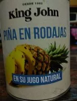 Mängden socker i Pińa en rodajas