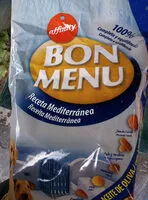 Mängden socker i Bon menu, receta mediterránea