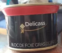 Mängden socker i Bloc de foie grass