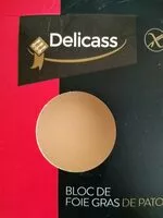 Mängden socker i Bloc de foie gras de pato