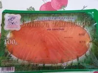 Mängden socker i Salmón marinado en lonchas