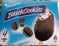 Mängden socker i Helado blackcookies