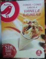 Mängden socker i Conos de vainilla