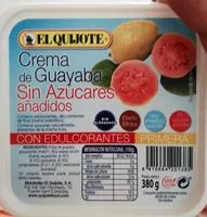Mängden socker i Crema de guayaba