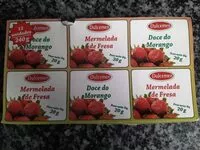 Mängden socker i Mermelada de Fresa