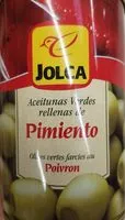 Mängden socker i Aceitunas verdes rellenas de pimiento