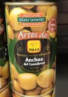 Mängden socker i Aceitunas verdes rellenas de anchoa del Cantábrico