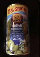 Mängden socker i Olives vertes farcies d'anchois