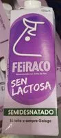 Mängden socker i Leche feiraco sin lactosa