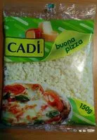 Mängden socker i Mozzarella cadí