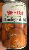 Mängden socker i Albóndigas de Pollo