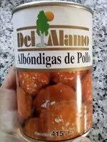 Mängden socker i Albondigas de pollo