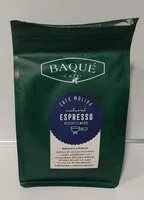 Mängden socker i Café Baqué molido natural  espreso descafeinado