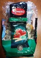 Mängden socker i Farfalle con vegetales