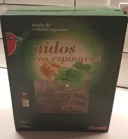 Mängden socker i Nidos con espinacas