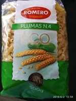Mängden socker i Pasta plumas nº4 eco
