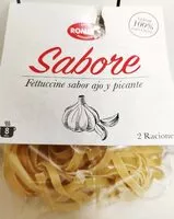 Mängden socker i Fettuccine sabor ajo y picante