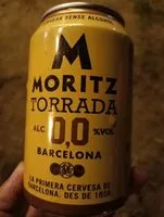 Mängden socker i Cerveza Moritz Torrada (tostada) 0,0 %
