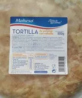Mängden socker i Tortilla de patatas con cebolla