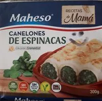 Mängden socker i Canelones de espinacas con queso emmental