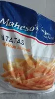 Mängden socker i Patatas prefritas