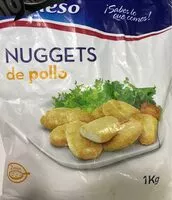 Mängden socker i Nuggets de pollo