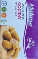 Mängden socker i Croquetas de cocido  sin lactosa