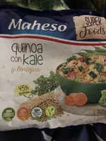 Mängden socker i Quinoa con kale y lentejas