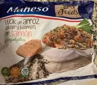 Mängden socker i Wok de arroz con salmon