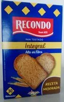 Mängden socker i Pan tostado 100 % integral