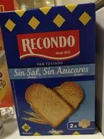 Mängden socker i Pan Tostado sin sal añadida, sin azucares añadidos