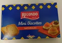 Mängden socker i Mini biscottes