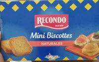 Mängden socker i Mini biscottes naturales