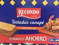 Mängden socker i Tostadas para canapé cuadradas formato ahorro