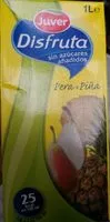 Mängden socker i Juver Disfruta Pera Pina