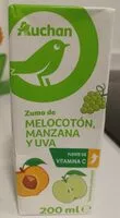 Mängden socker i Zumo de melocotón, manzana y uva