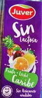 Mängden socker i Fruta Leche Sin Lactosa Caribe Juver Pack
