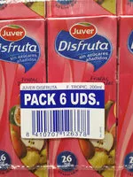 Mängden socker i Disfruta frutas tropicales