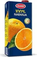 Mängden socker i Juver 100% Orange